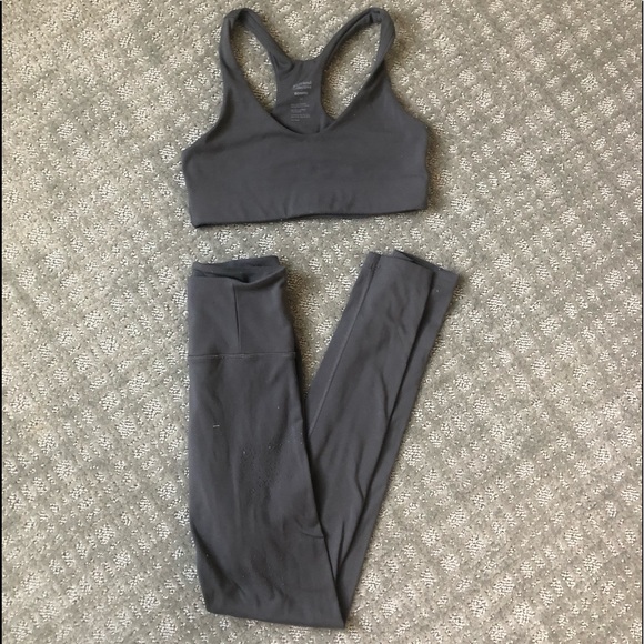 girlfriend collective Pants - GIRLFRIEND COLLECTIVE Grey Set